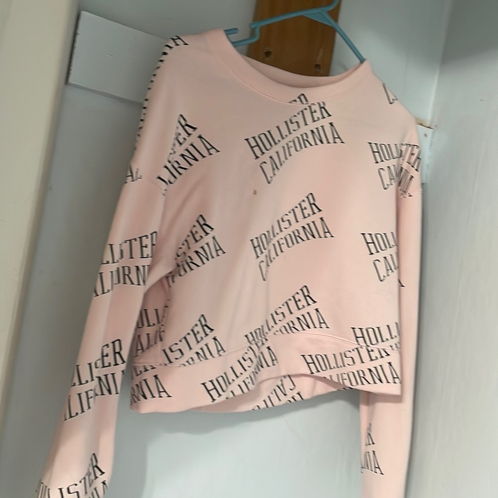 pink crewneck